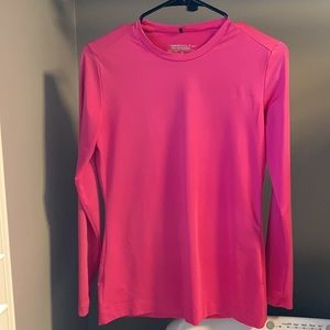 Nike Golf NikeGolf Top Pink Long Sleeve Size Medium